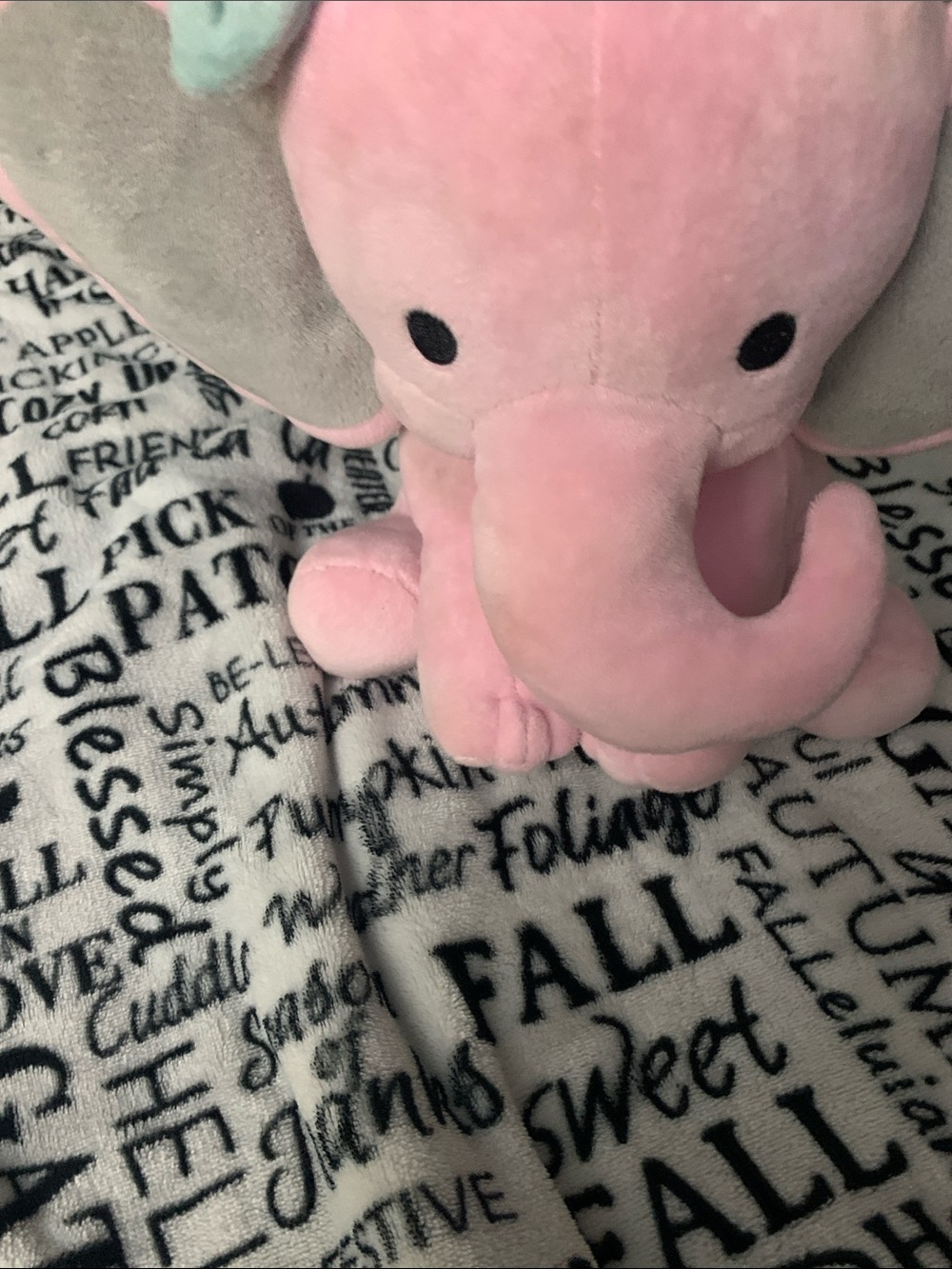 Pink Plush Elephant Soft Toy - Cute Cuddly Stuffed Animal